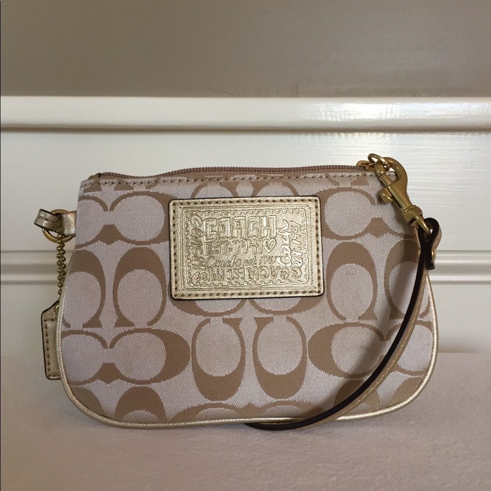 Coach small wristlet
